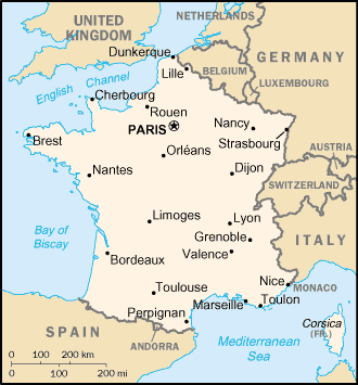 Carte de France