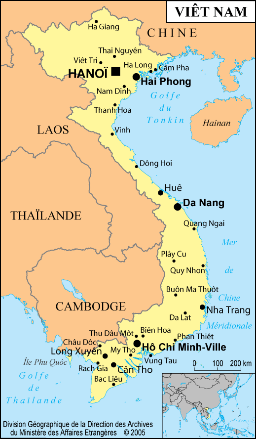 Carte du Viet Nam ??